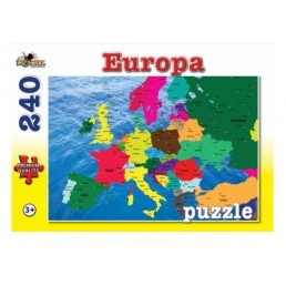 Puzzle Noriel cu harti 240 de piese - Harta Europei